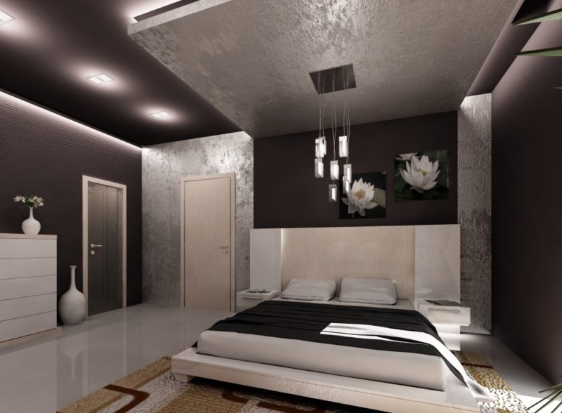 Cпальни в стиле хай-тек (22)