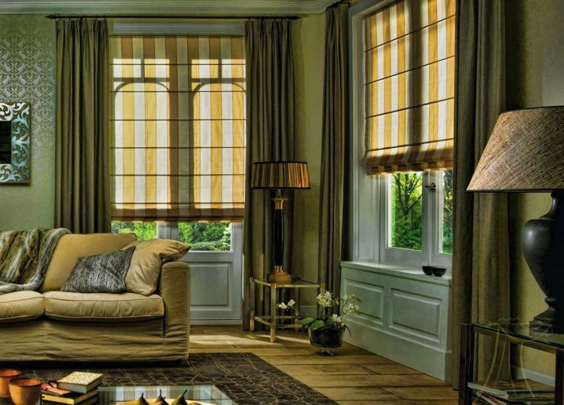 5-5 шторы в гостиную фото