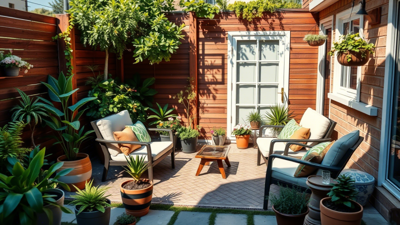 Как обустроить зону отдыха на небольшом участке