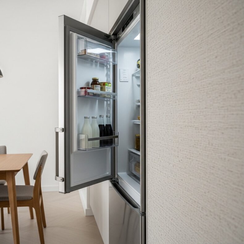 Где разместить холодильник в маленькой кухне: дизайнерские приемы, обслуживание и ремонт холодильников