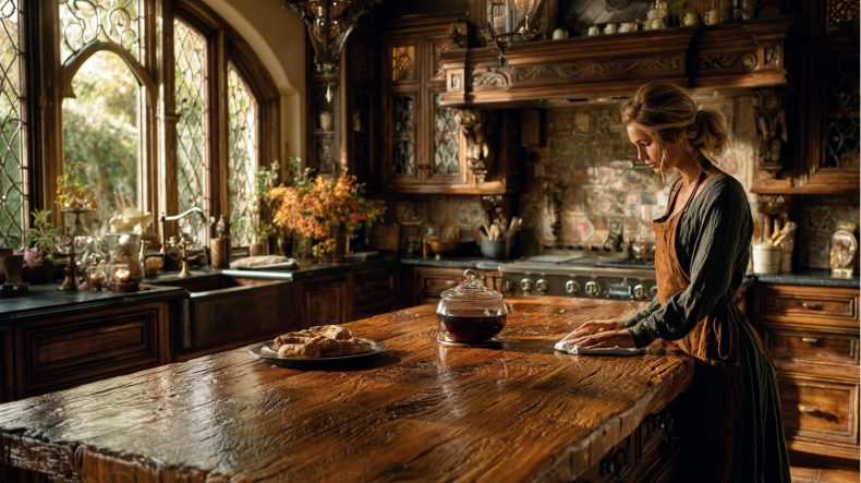 Преимущества кухонь Old Line из массива дерева в современном интерьере