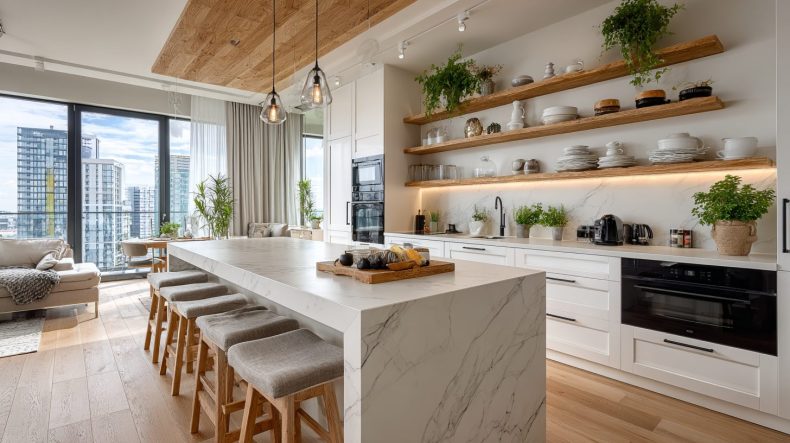 Преимущества кухонь Old Line из массива дерева в современном интерьере